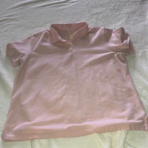Light pink 2 button polo size 1x
